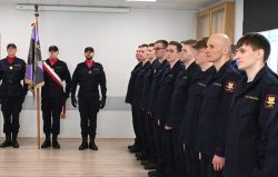 Najpierw ślubowanie, a później pierwszy patrol