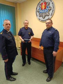 Podziękowania dla funkcjonariusza Straży Ochrony Kolei za czujność i wzorową postawę