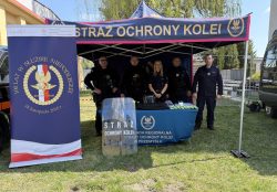 Funkcjonariusze Straży Ochrony Kolei wsparli piknik charytatywny