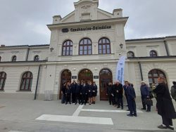 Uroczyste otwarcie dworca w Czechowicach Dziedzicach