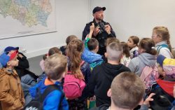Uczniowie z wizytą w Straży Ochrony Kolei