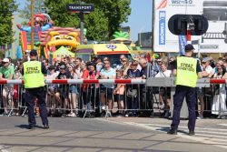 Funkcjonariusze Straży Ochrony Kolei czuwali nad bezpieczeństwem uczestników jubileuszowej XXX Parady Parowozów w Wolsztynie