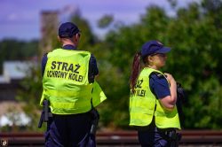 Funkcjonariusze Straży Ochrony Kolei uczestniczyli w ćwiczeniach powiatowych „POCIĄG 2026”