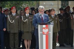 Uroczysty apel z okazji Święta Żandarmerii Wojskowej