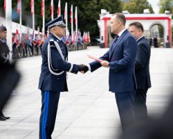 Udział Komendanta Głównego SOK w Centralnych Obchodach Święta Policji