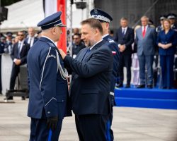 Udział Komendanta Głównego SOK w Centralnych Obchodach Święta Policji