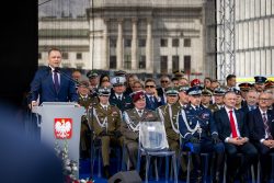 Udział Komendanta Głównego SOK w Centralnych Obchodach Święta Policji