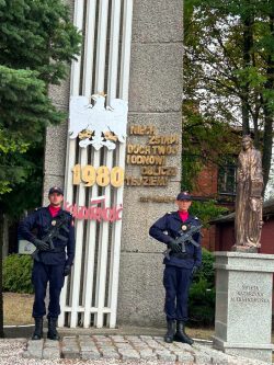 Straż Ochrony Kolei uczciła 46. rocznicę Strajku Lubelskich Kolejarzy