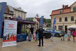 Piknik „Bezpieczne wakacje” w Suchej Beskidzkiej