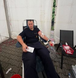 Funkcjonariusze Straży Ochrony Kolei wzięli udział w VI edycji akcji „Zjednoczeni Krwią”