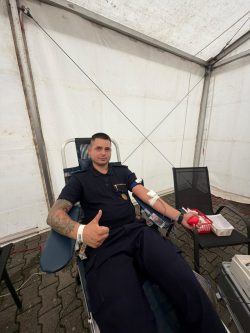 Funkcjonariusze Straży Ochrony Kolei wzięli udział w VI edycji akcji „Zjednoczeni Krwią”